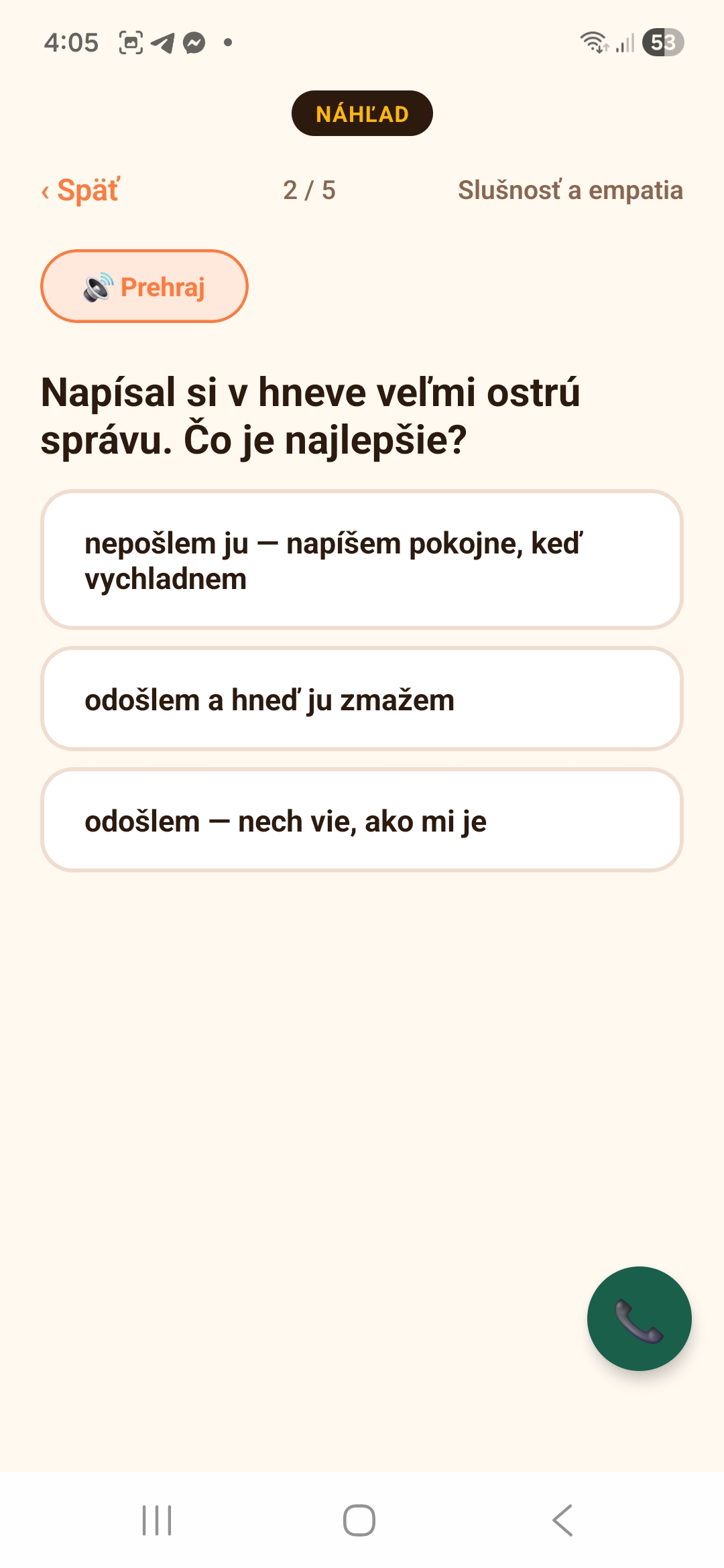 Slušnosť a empatia 12+