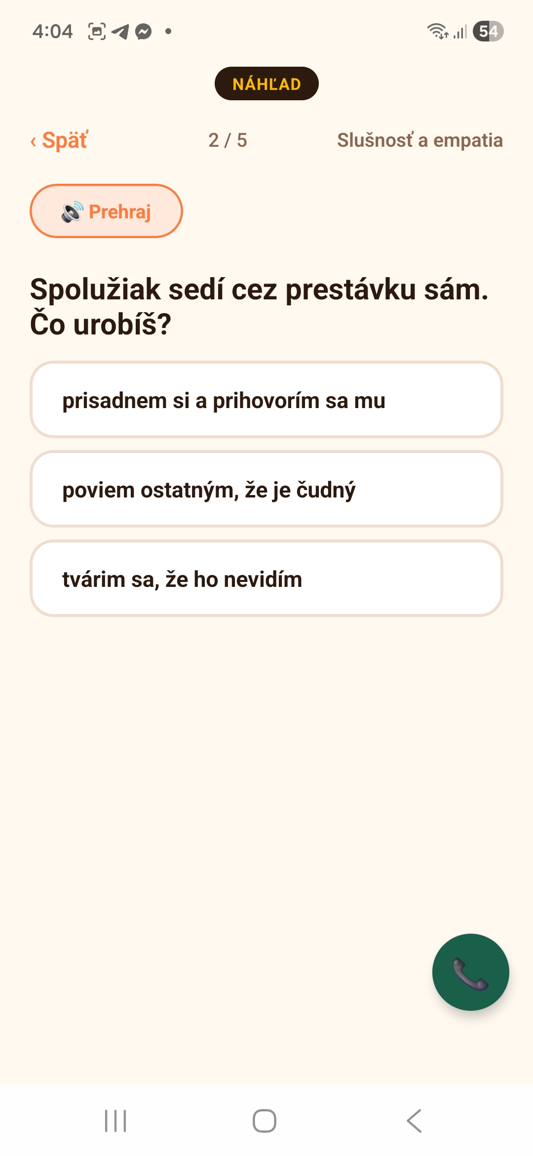 Slušnosť a empatia 7-9