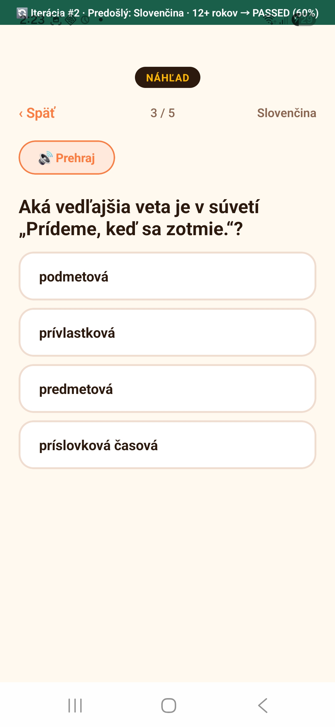 Slovenčina 12+