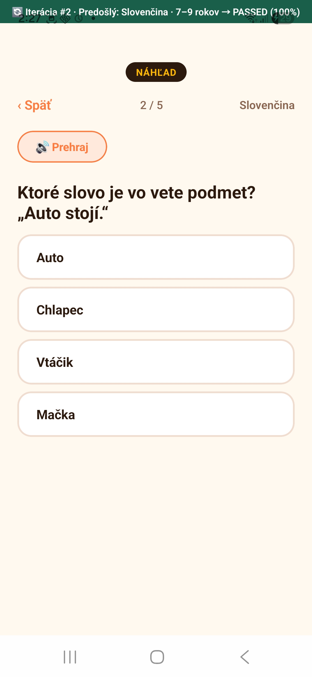 Slovenčina 7-9